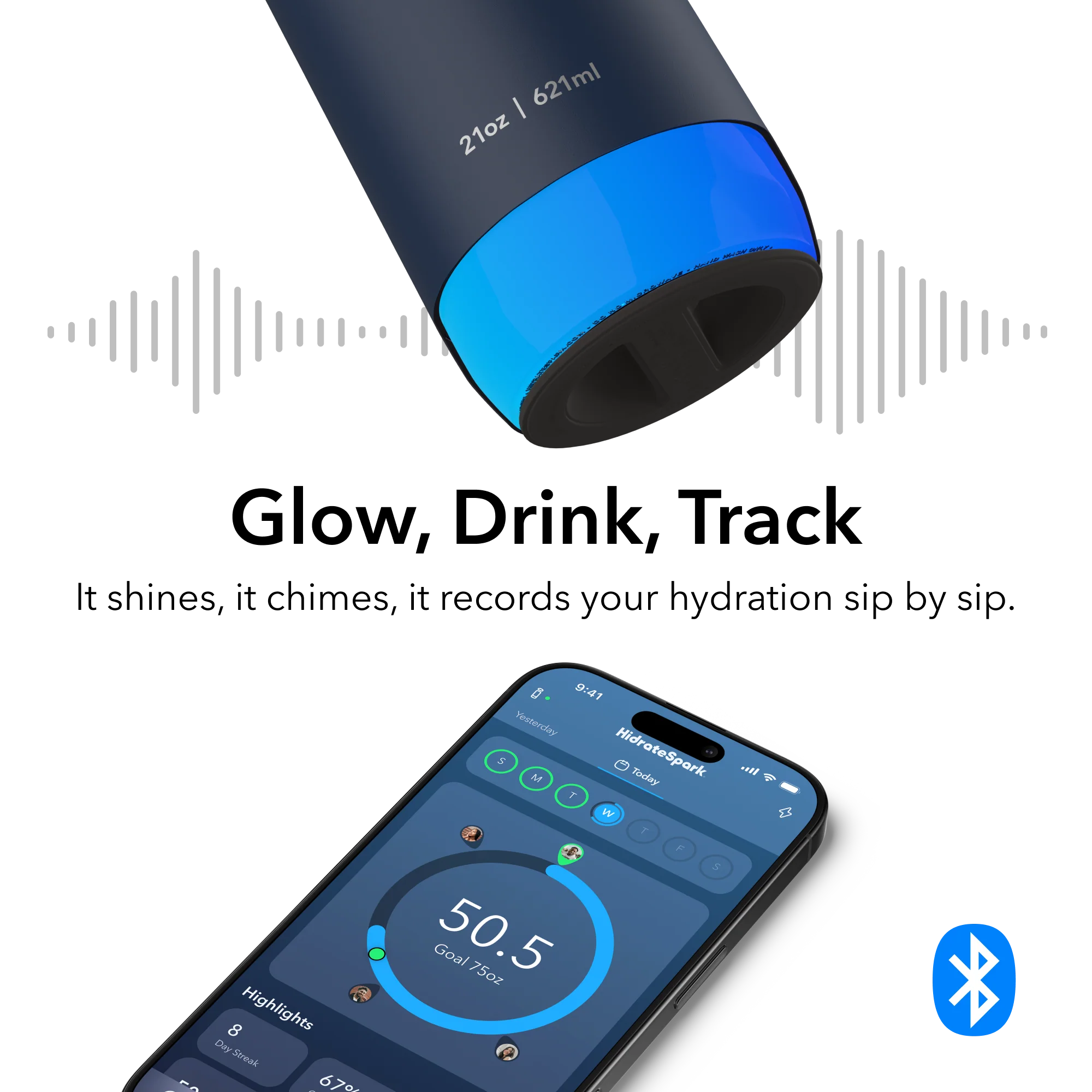 21 oz HidrateSpark PRO 2 - Image 7