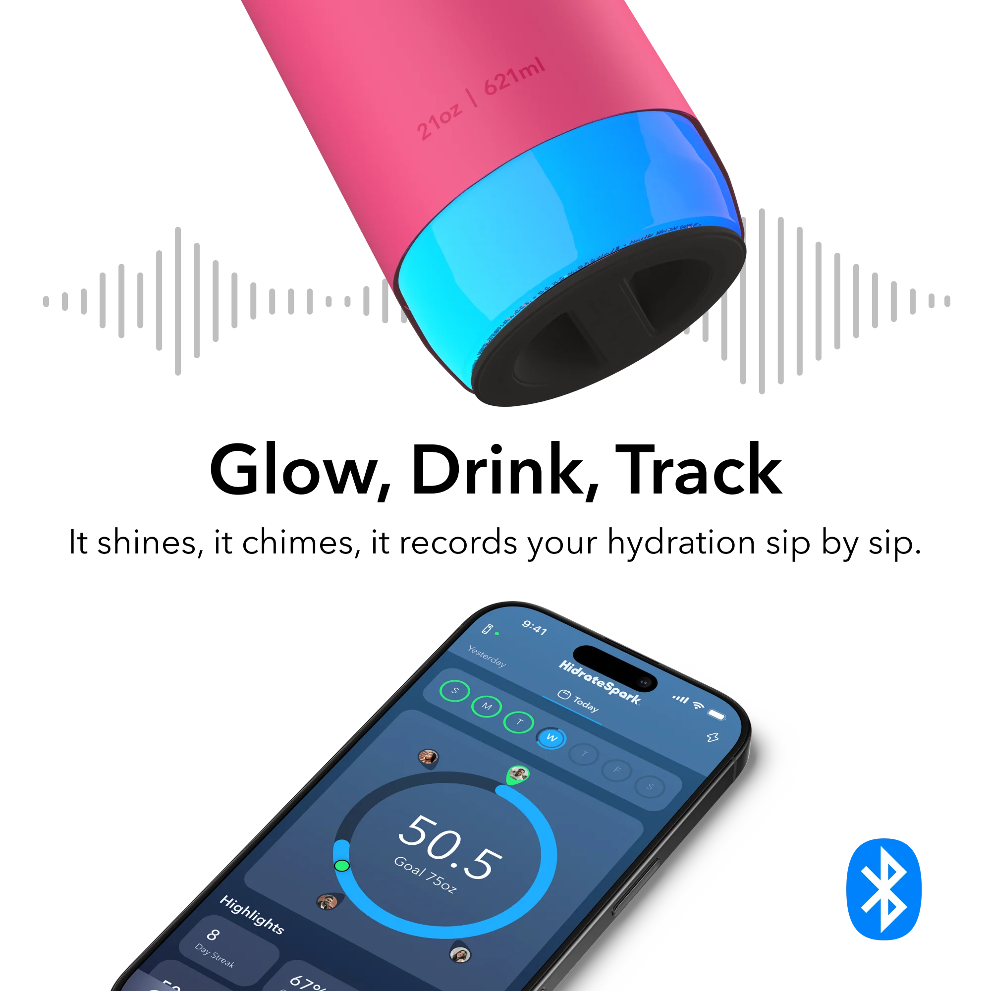 21 oz HidrateSpark PRO 2 - Image 8