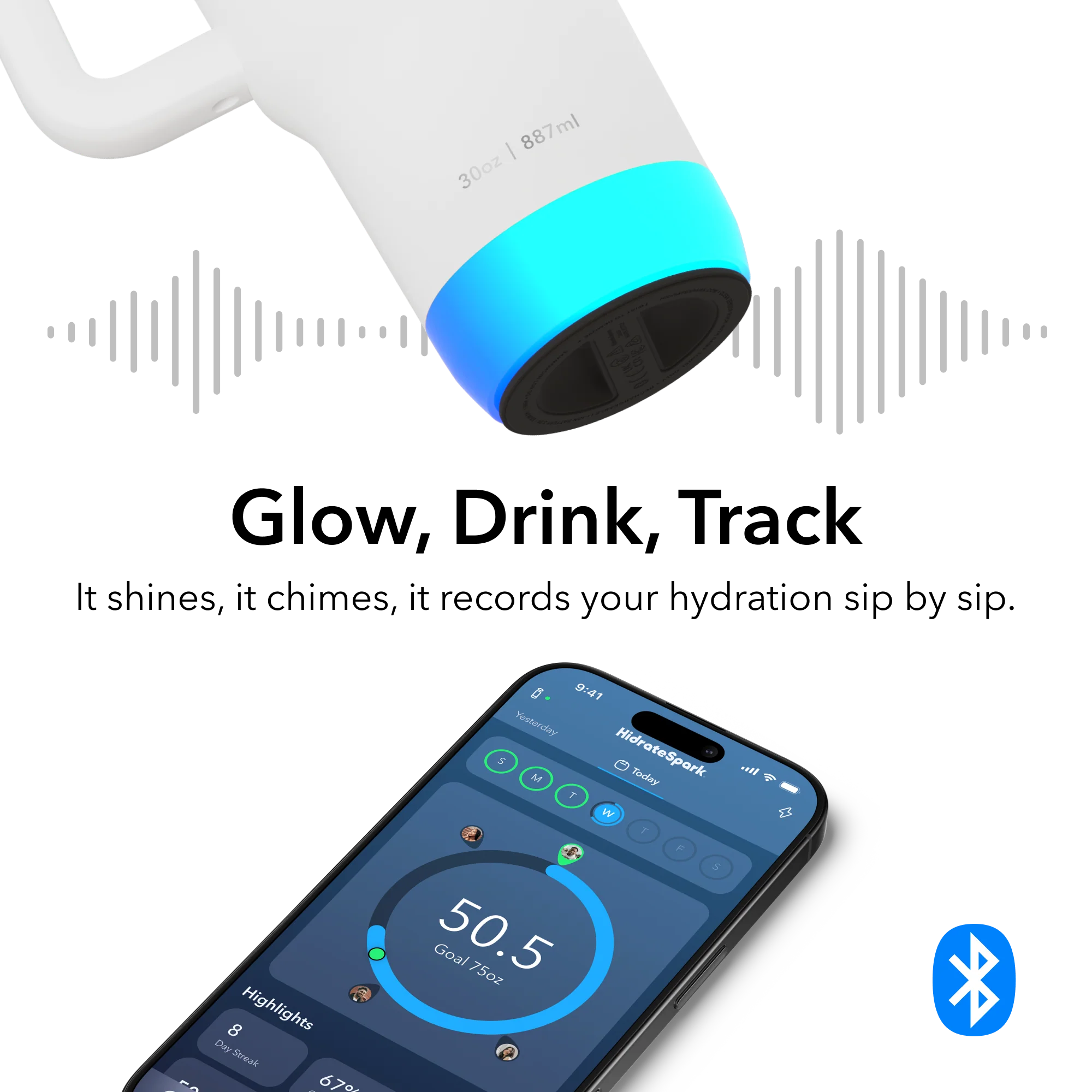 30 oz HidrateSpark PRO 2 Tumbler - Image 4