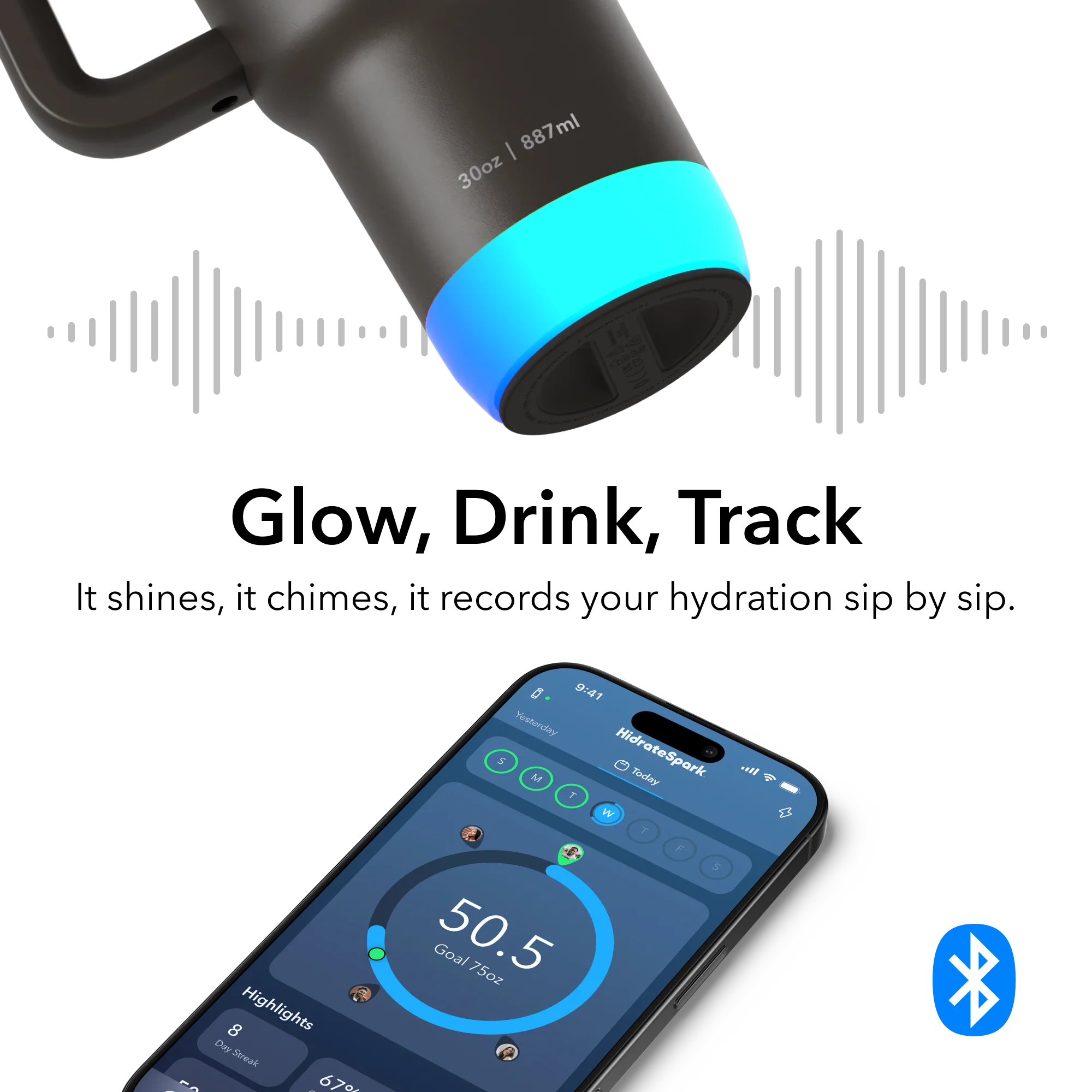 30 oz HidrateSpark PRO 2 Tumbler - Image 5