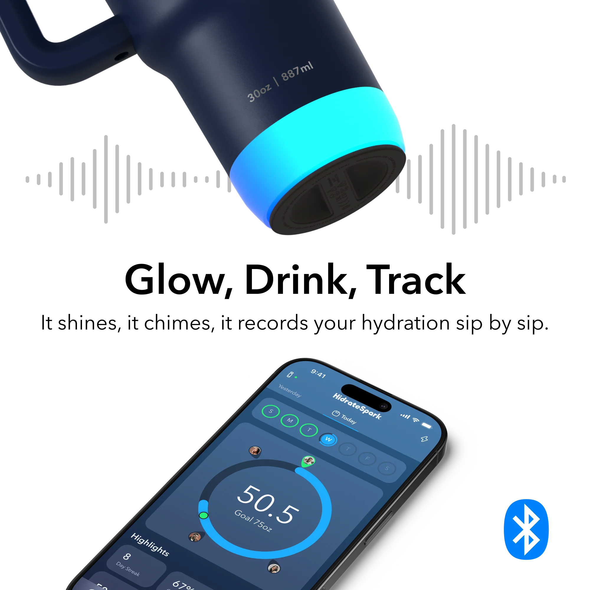 30 oz HidrateSpark PRO 2 Tumbler - Image 6