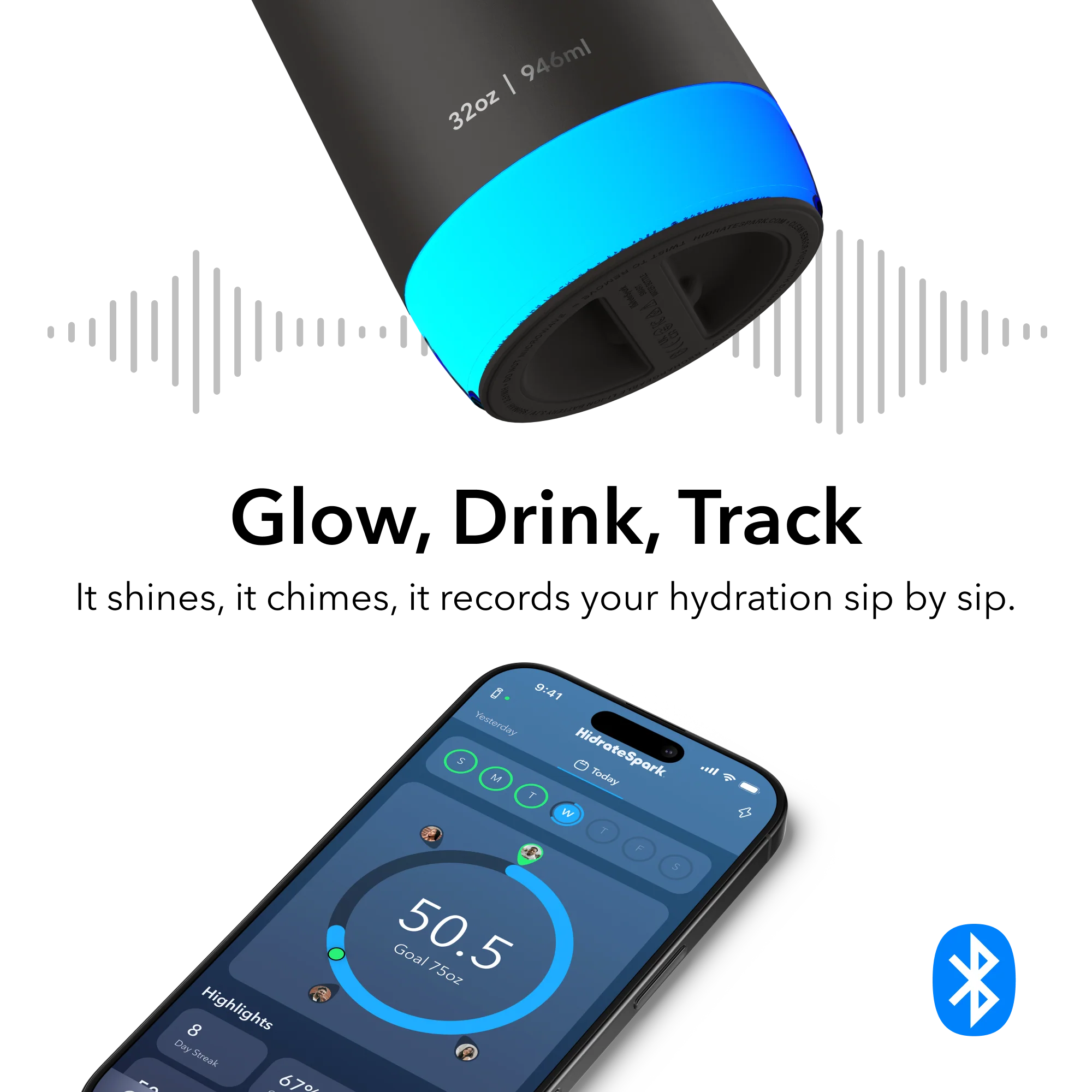 32 oz HidrateSpark PRO 2 - Image 7