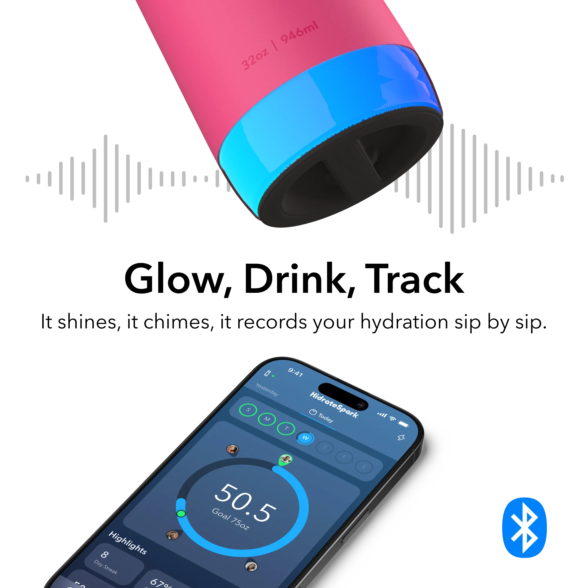 32 oz HidrateSpark PRO 2 - Image 8