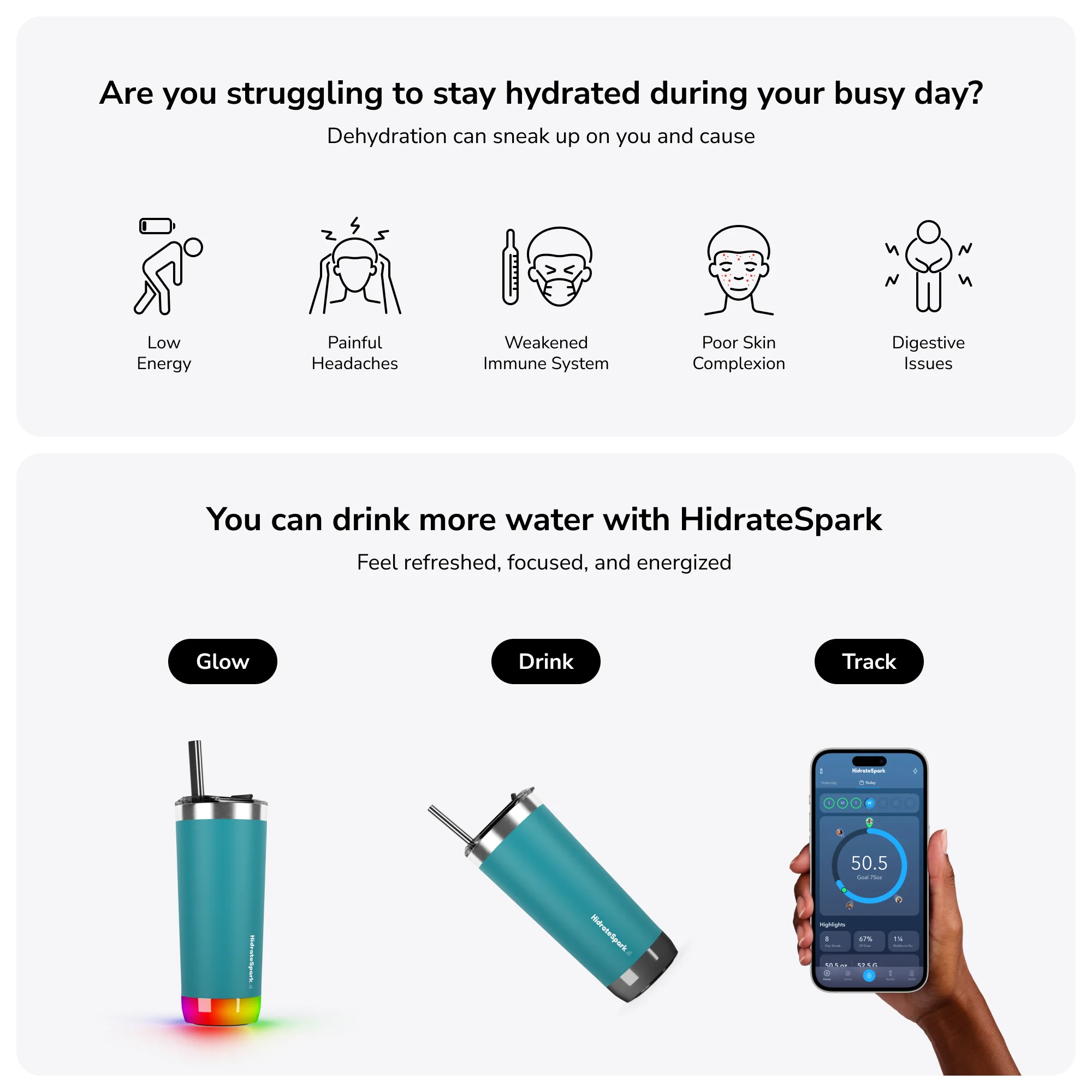 20 oz HidrateSpark PRO - Image 10