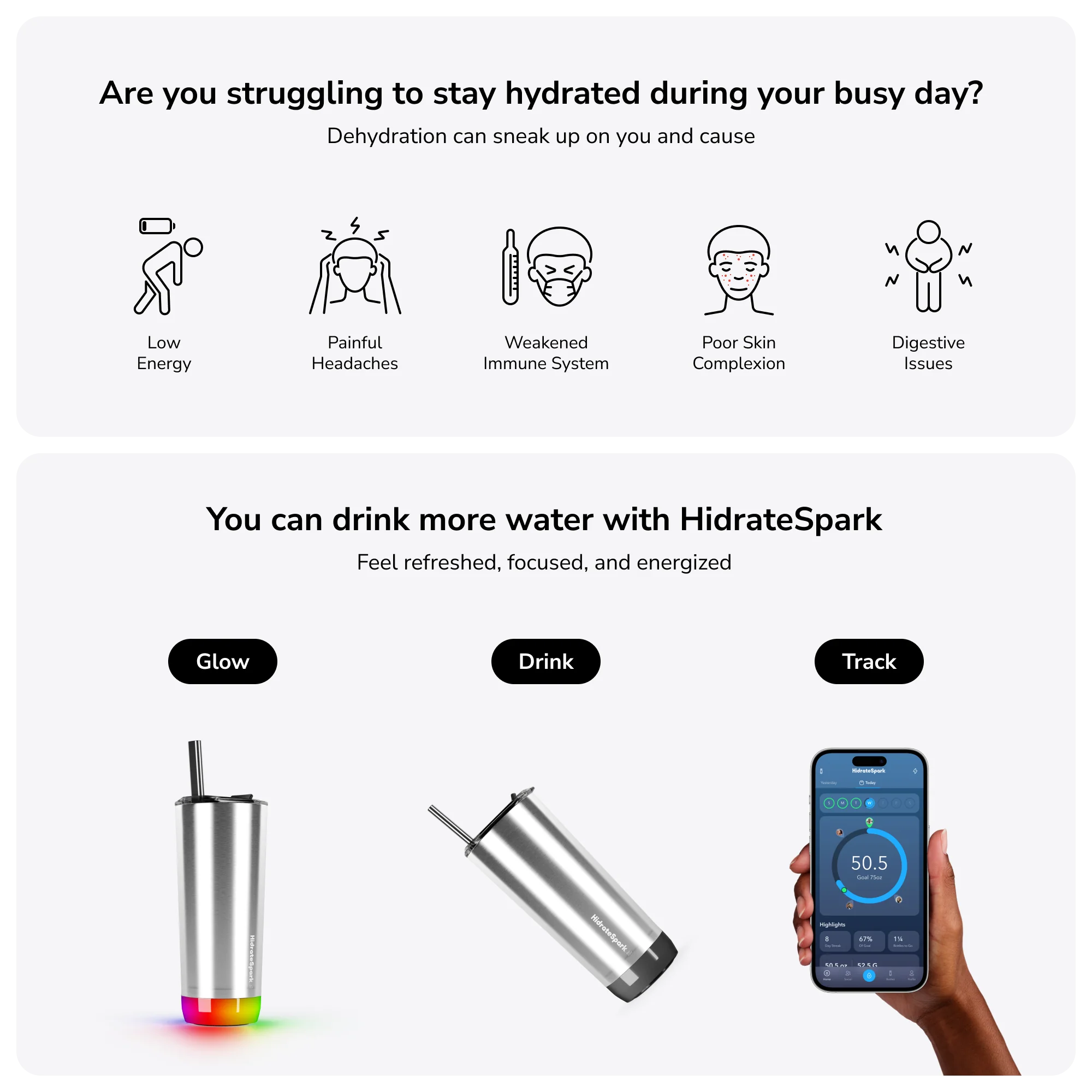 20 oz HidrateSpark PRO - Image 9